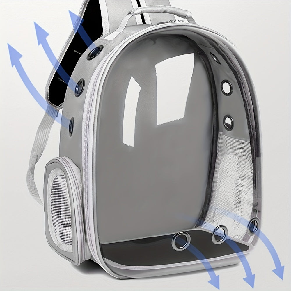 Transparent Space Capsule Cat Backpack