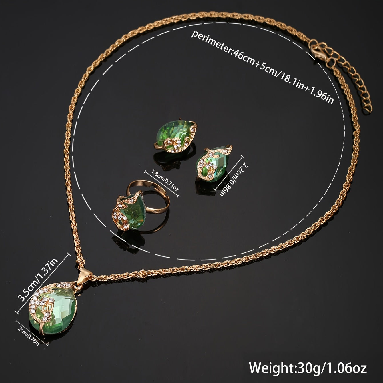 Fashion Leaf Women's Watch Set