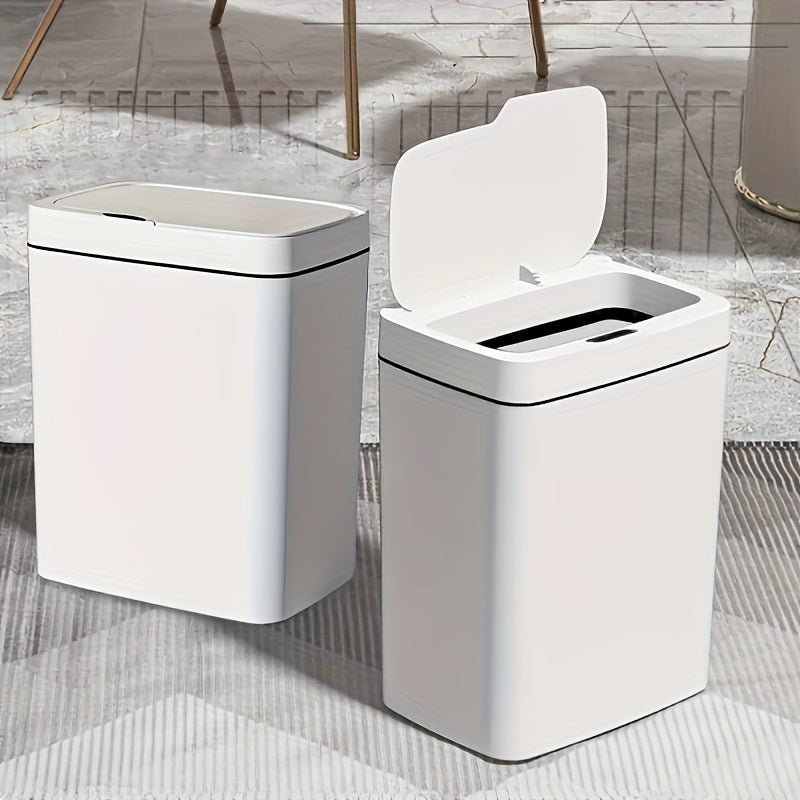 Touch-Free Smart Lid Trash Can - Automatic, for Bathroom, Kitchen, Living Room