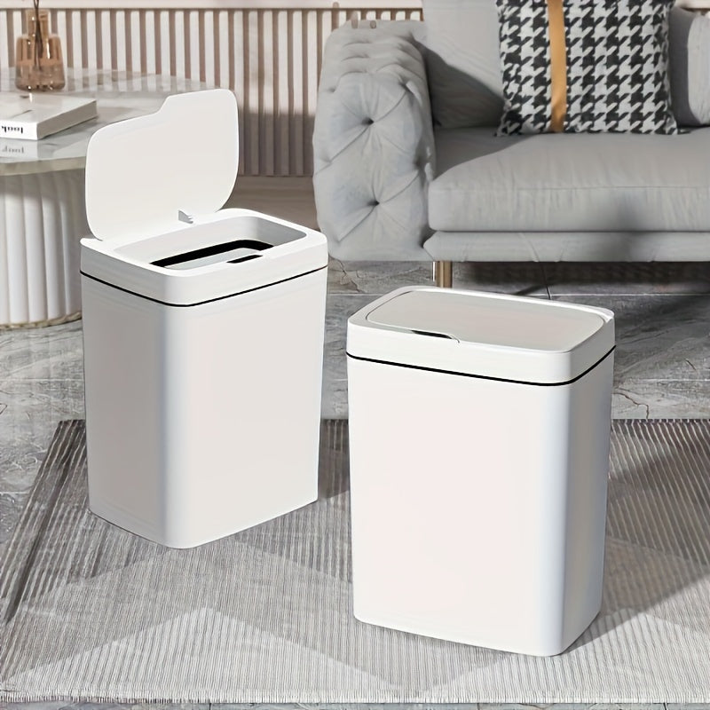 Touch-Free Smart Lid Trash Can - Automatic, for Bathroom, Kitchen, Living Room