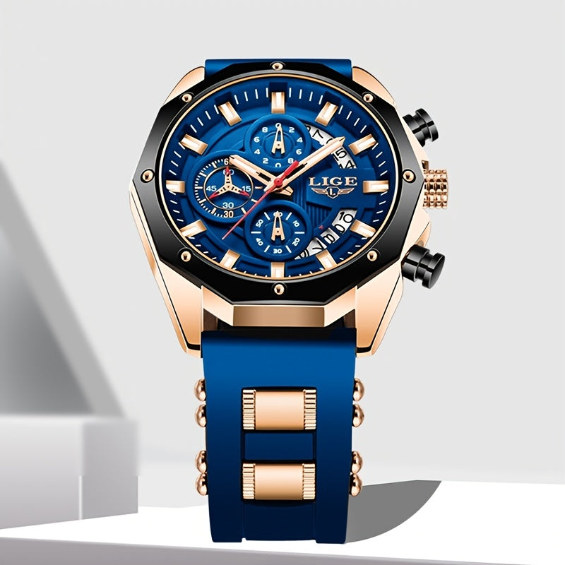 LIGE Men's Luxury Sport Watch