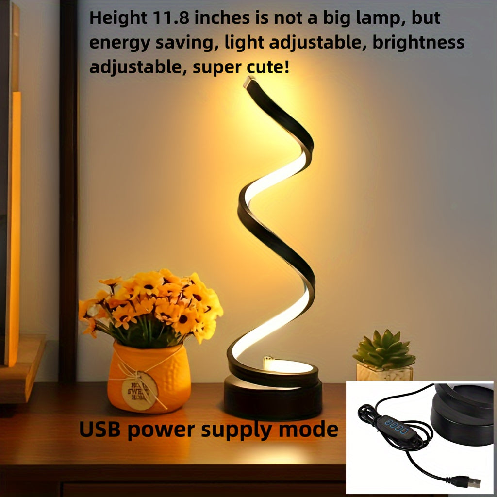 Usb-Powered Led Bar Table Lamp - Adjustable Brightness, Metal Construction, Creative Desk Decor Night Light Desk Lamp Desk Light