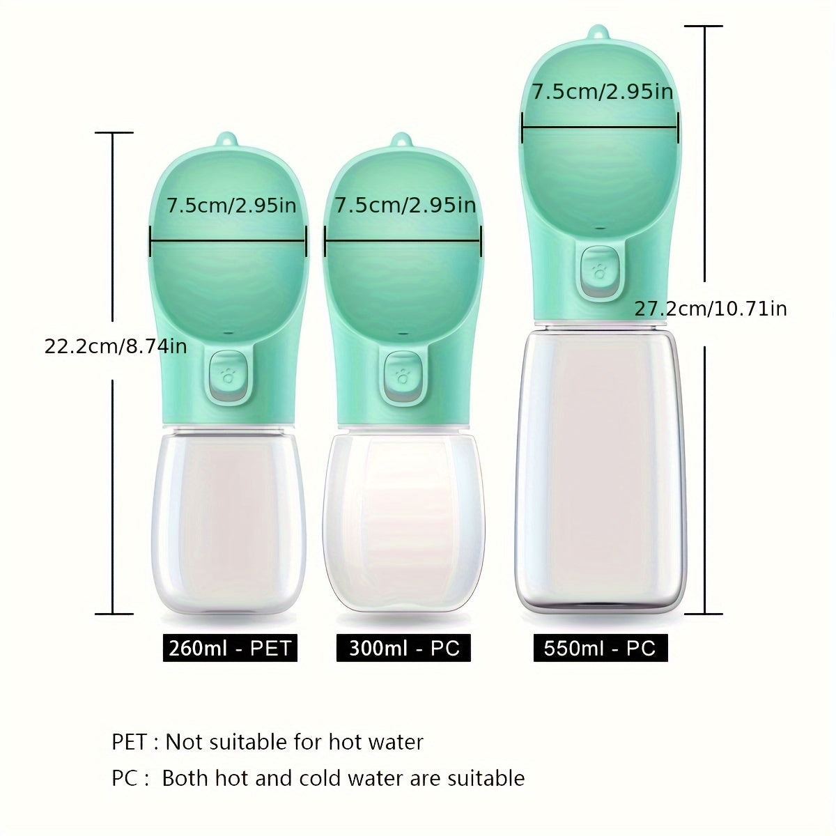 Portable Dog Water Dispenser - Leak-Proof for On-The-Go Hydration