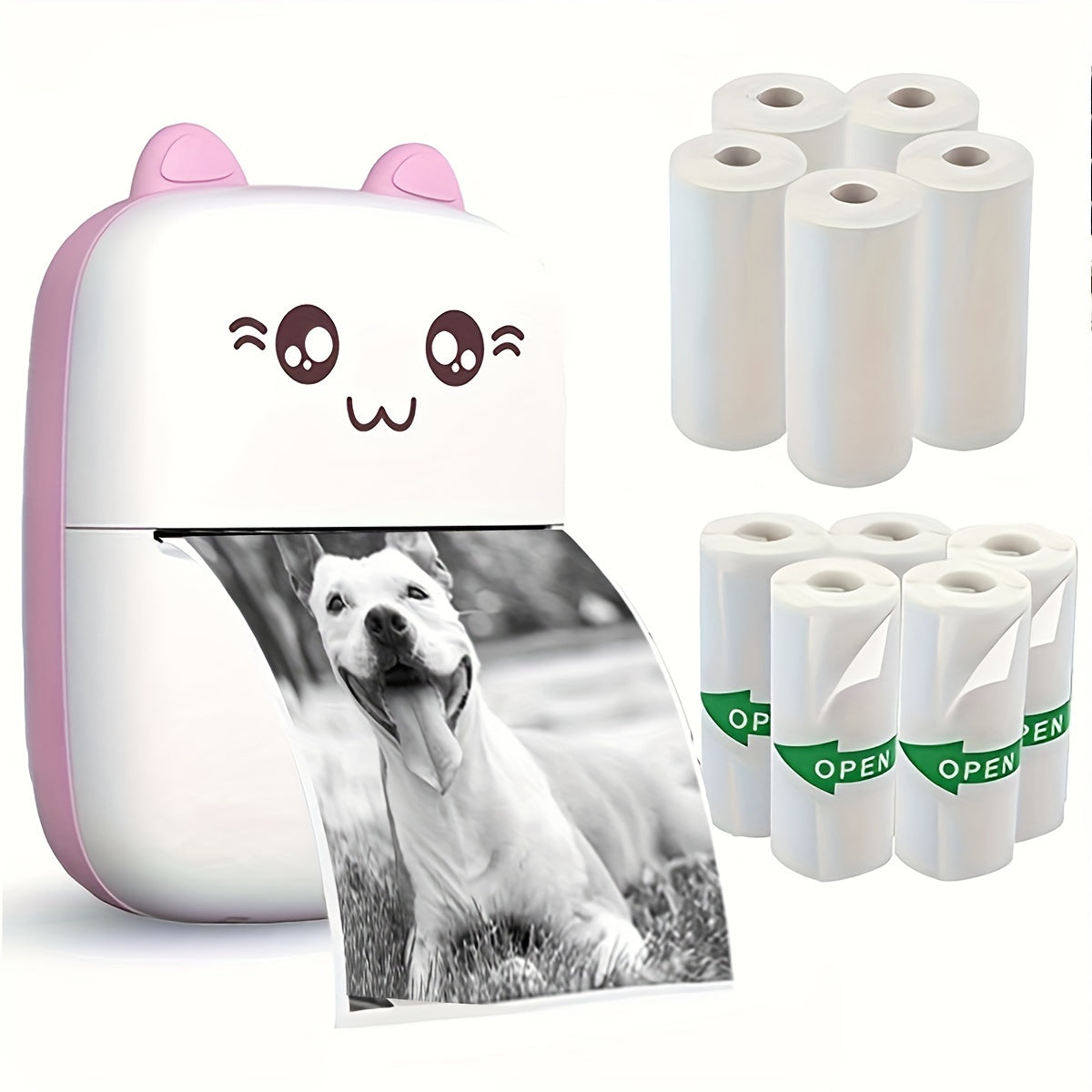 Compact & Wireless Portable Mini Printer For Photos, Labels, Receipts & More