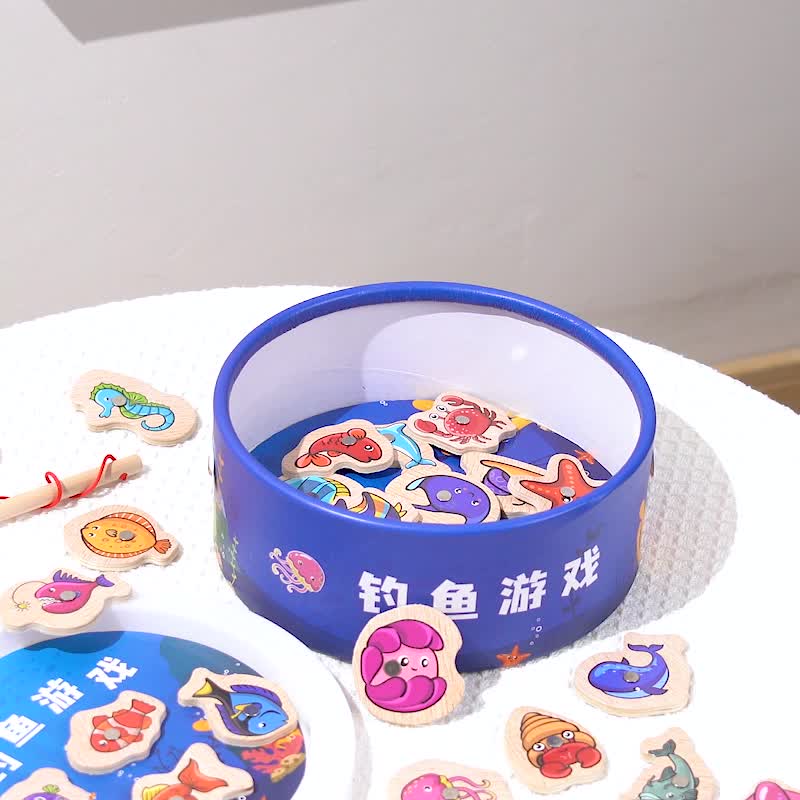 Montessori Alphabet Fishing Game Toy