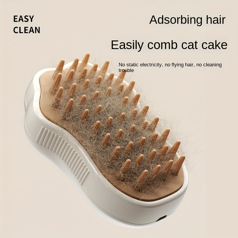 Steam Cat Brush 3-in-1 Electric Grooming Tool
