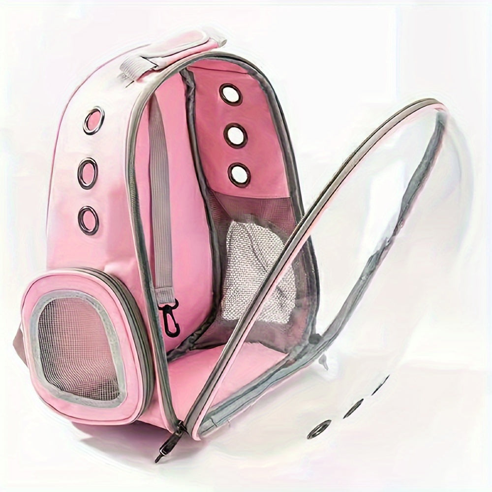 Transparent Space Capsule Cat Backpack