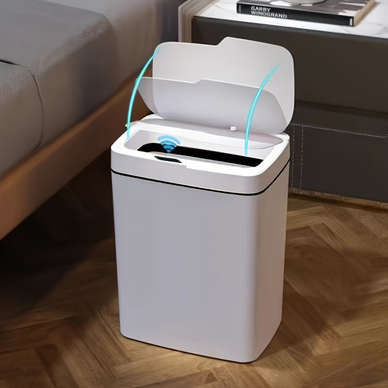 Touch-Free Smart Lid Trash Can - Automatic, for Bathroom, Kitchen, Living Room