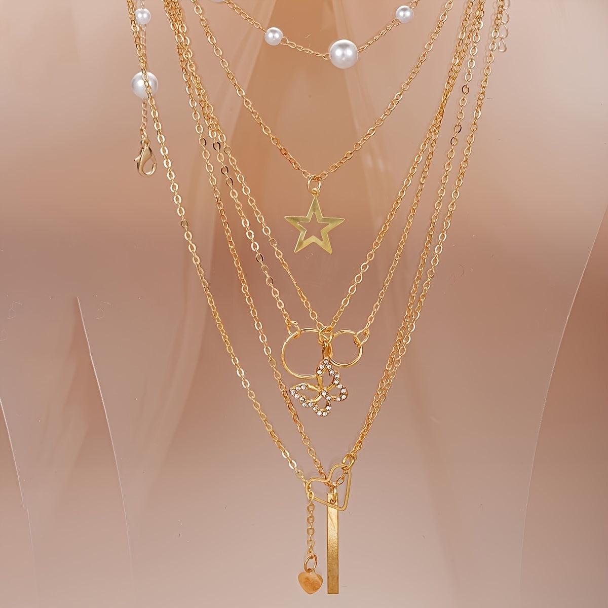 Chic Jewelry Set - 56pcs, for Daily Outfits & Parties