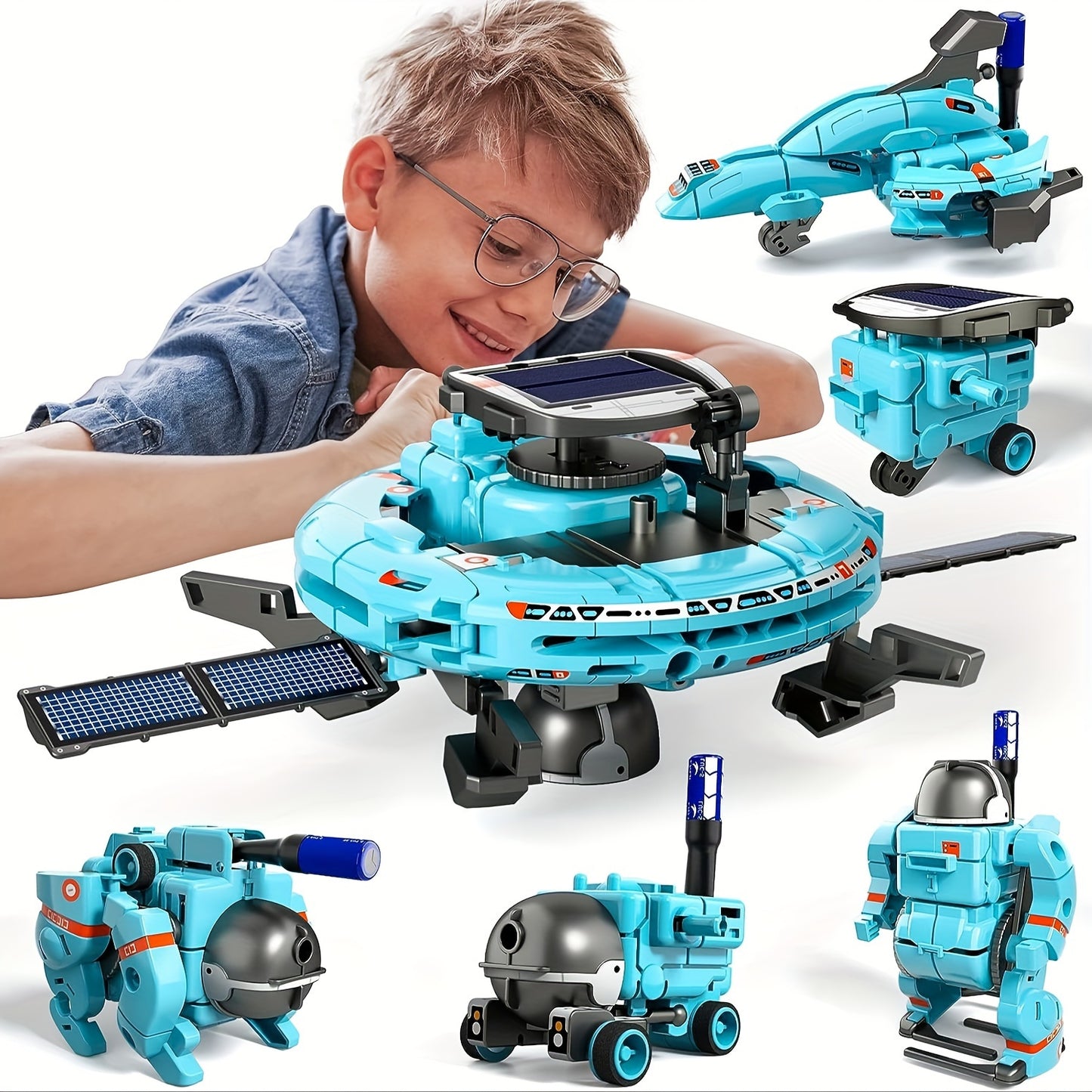 6-in-1 STEM Solar Robot Kit Toys