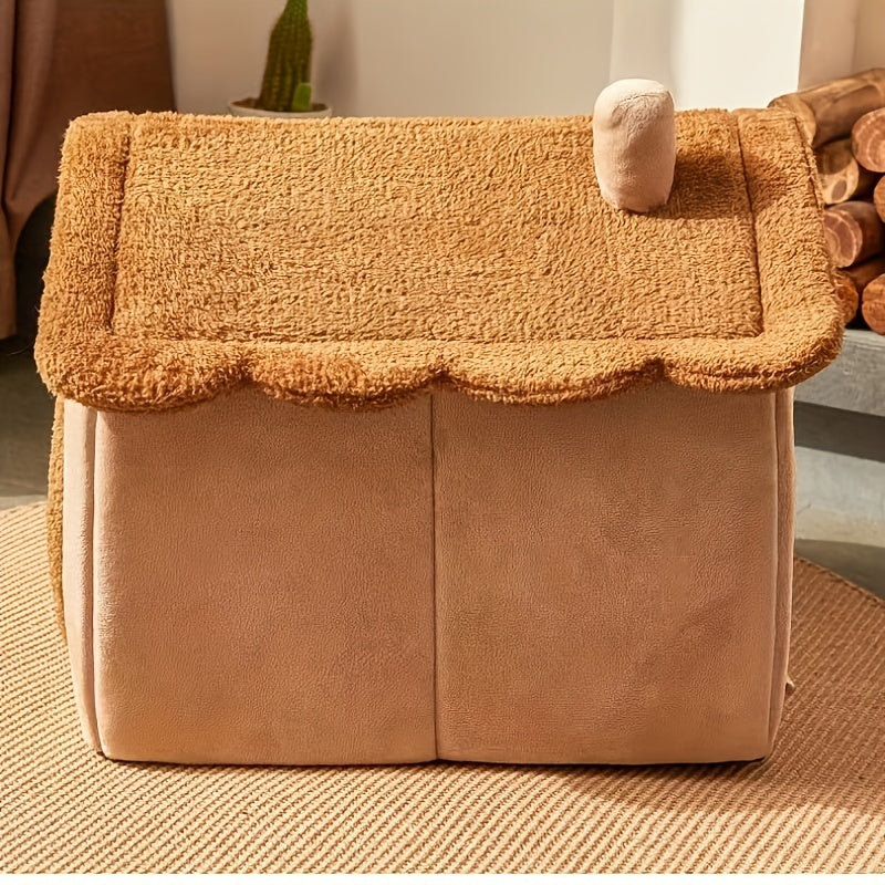 Cozy Cat Bed House - Winter Warmth & Comfort