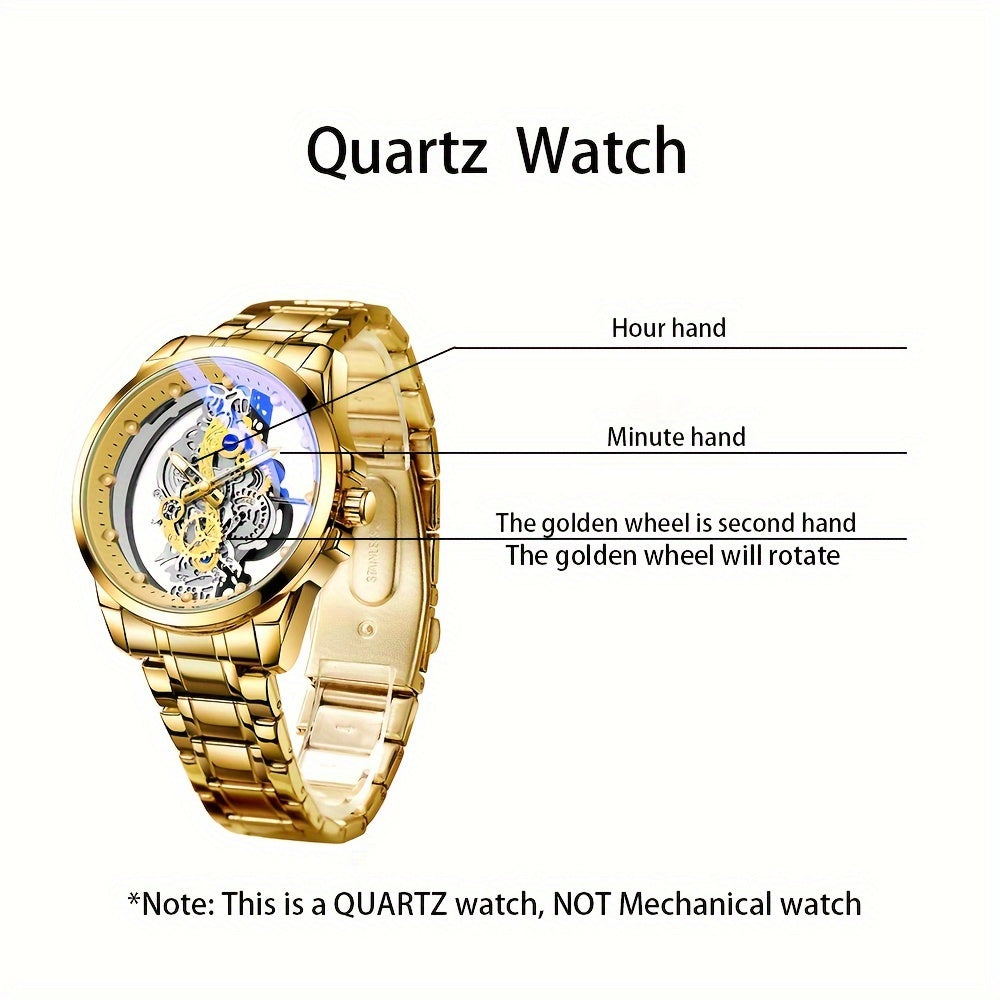 Luxury Luminous Skeleton Watch