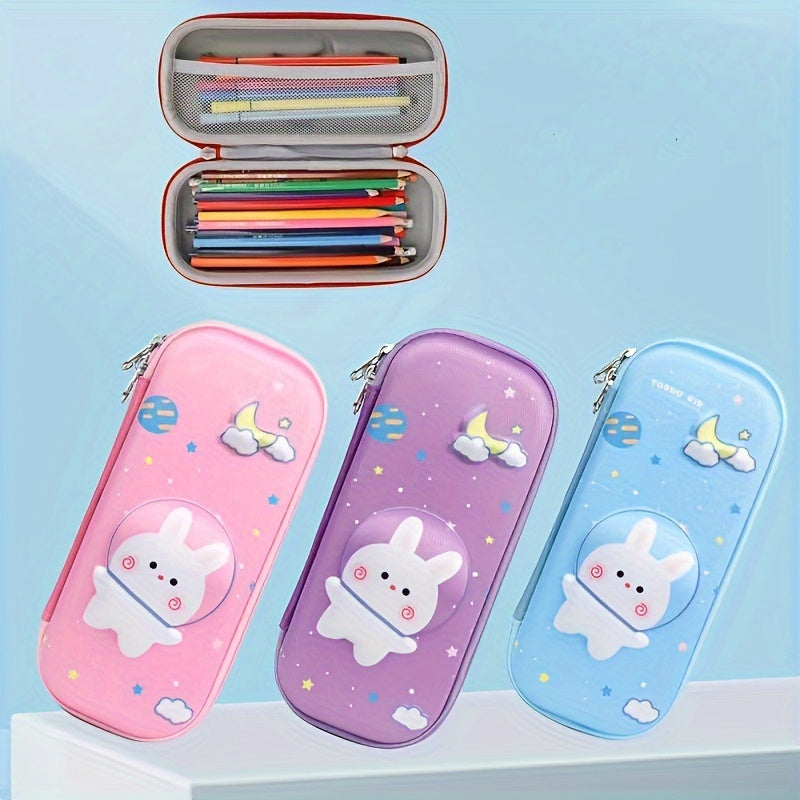 Pencil Case Elementary School Cartoon Pencil Case Three-dimensional Pencil Case Anti Drop Children's Pencil Case Eid Al-Adha Mubarak