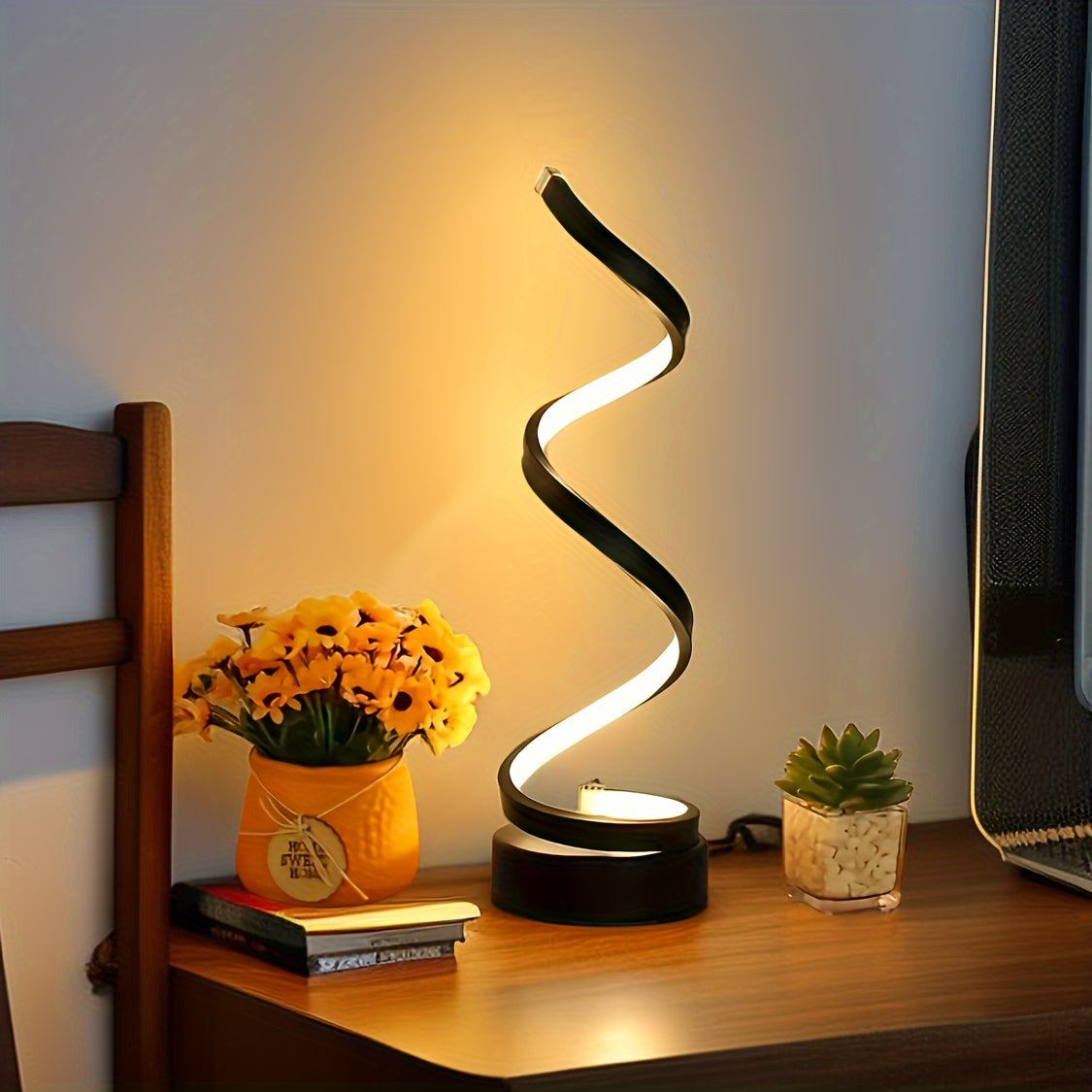 Usb-Powered Led Bar Table Lamp - Adjustable Brightness, Metal Construction, Creative Desk Decor Night Light Desk Lamp Desk Light
