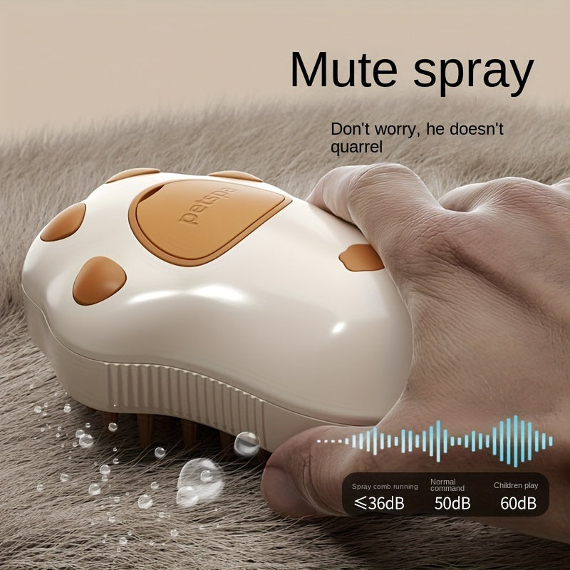 Steam Cat Brush 3-in-1 Electric Grooming Tool
