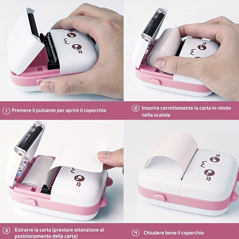 Compact & Wireless Portable Mini Printer For Photos, Labels, Receipts & More