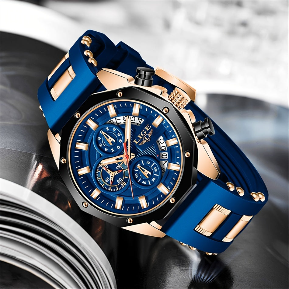 LIGE Men's Luxury Sport Watch