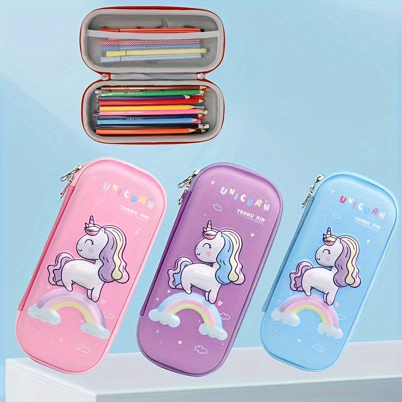 Pencil Case Elementary School Cartoon Pencil Case Three-dimensional Pencil Case Anti Drop Children's Pencil Case Eid Al-Adha Mubarak