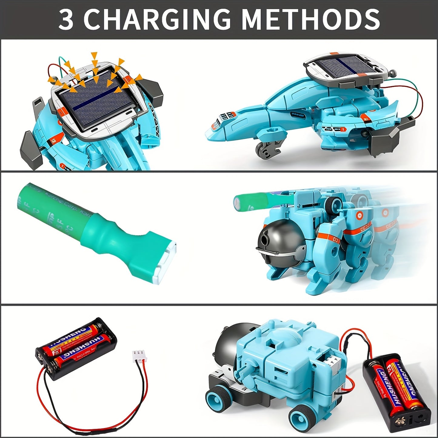 6-in-1 STEM Solar Robot Kit Toys