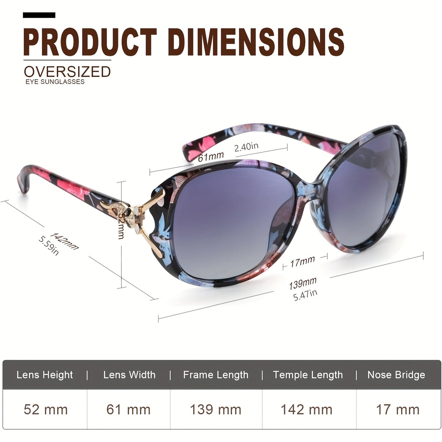 COOLEAR Oversized Polarized Sunglasses for Women