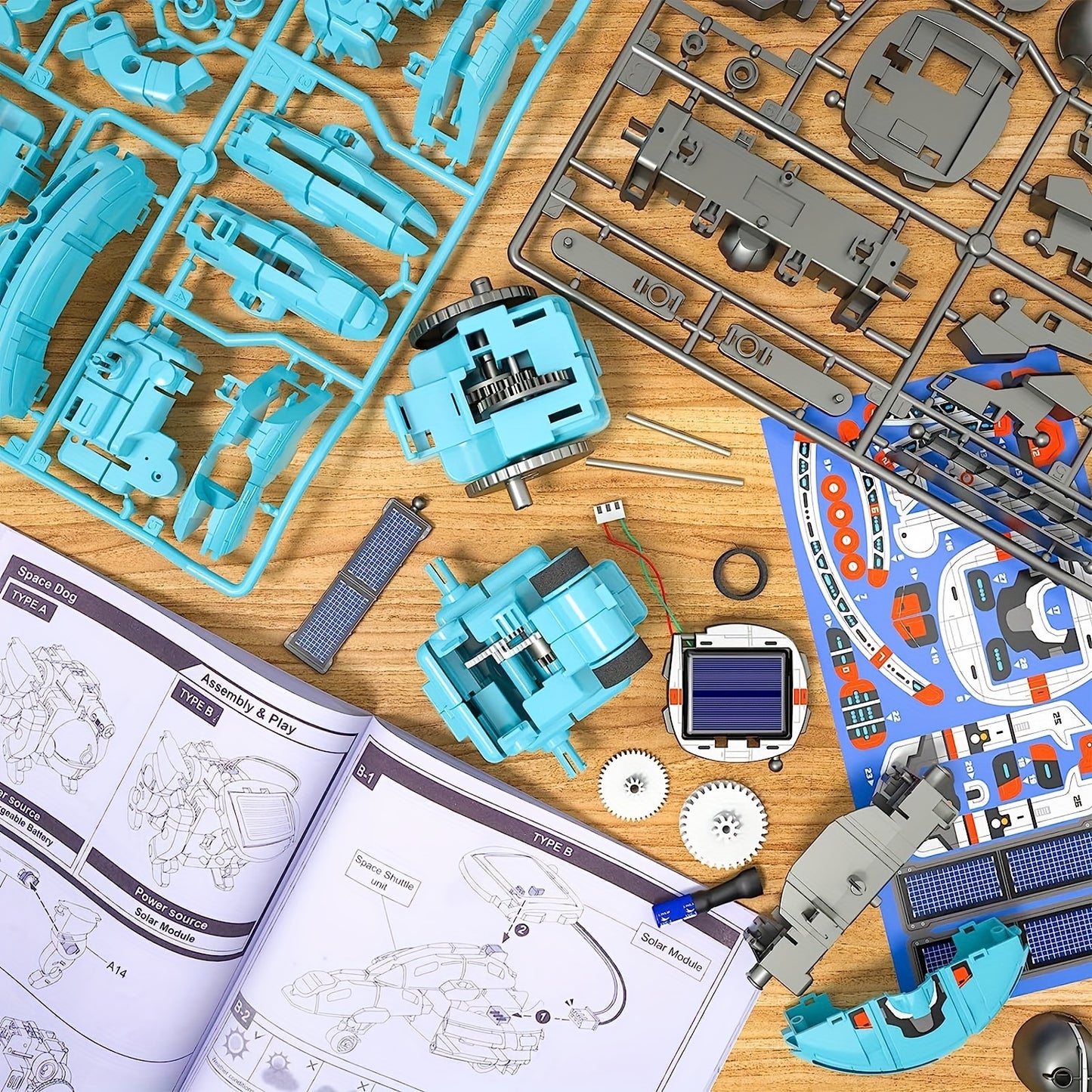 6-in-1 STEM Solar Robot Kit Toys