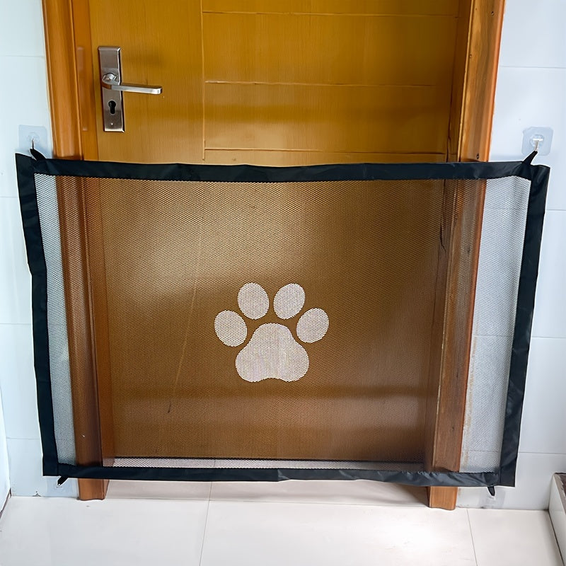 Portable Pet Safety Gate - Secure Mesh Fence