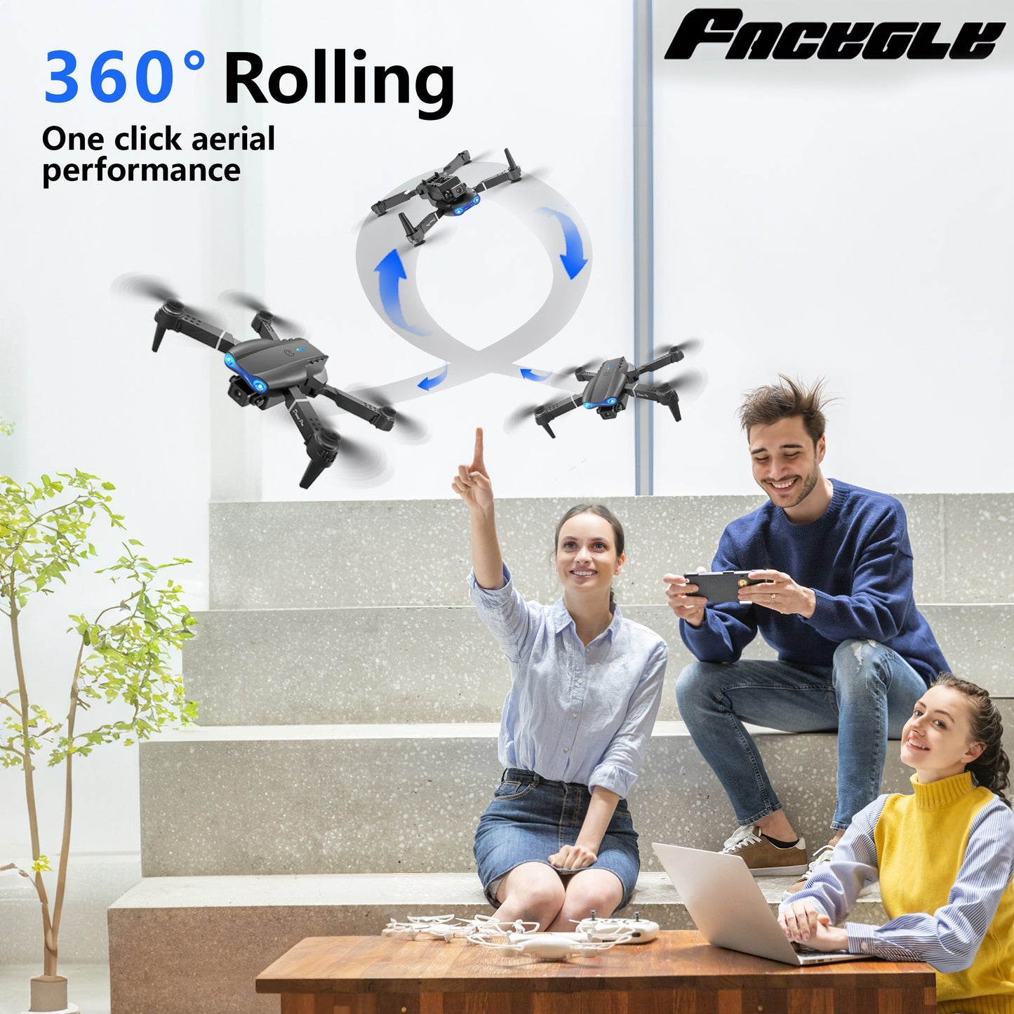 E99 Foldable Dual Camera Drone