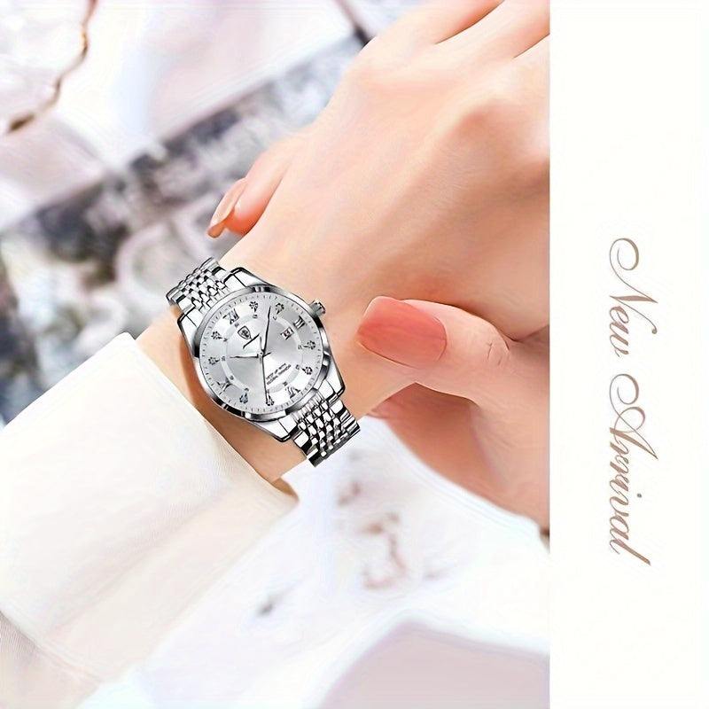 POEDAGAR Women's Rhinestone Watch