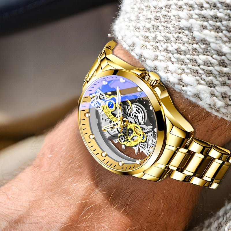 Luxury Luminous Skeleton Watch