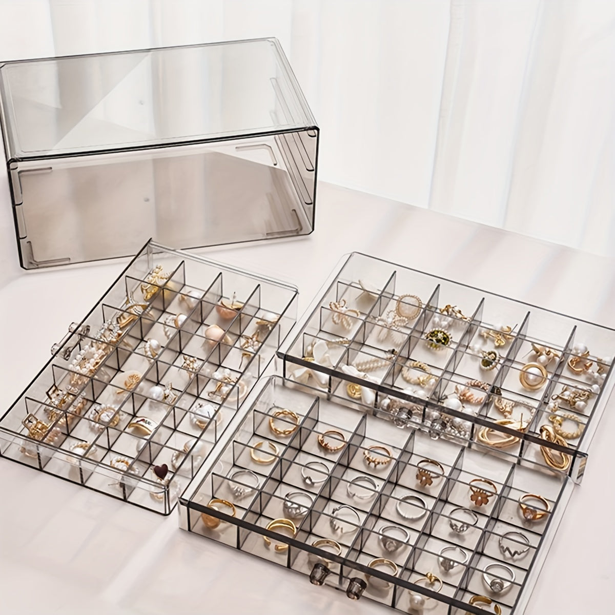 Large-Capacity Jewelry Storage Box