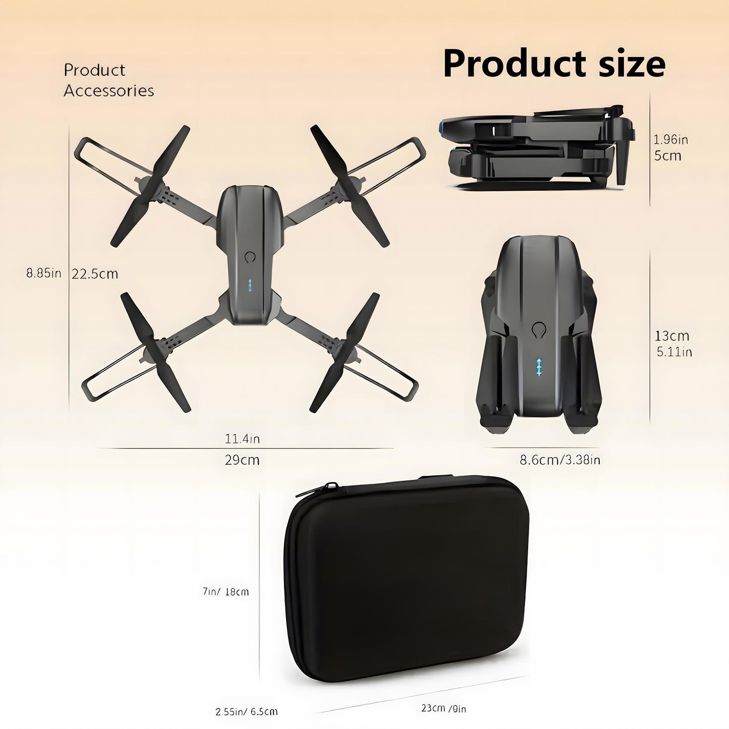 E99 Foldable Dual Camera Drone