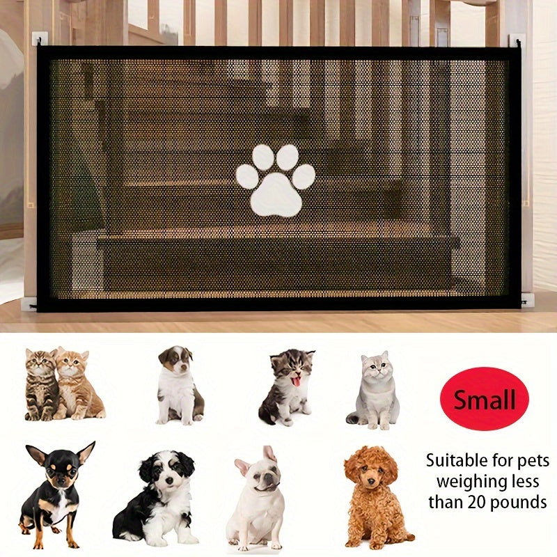 Portable Pet Safety Gate - Secure Mesh Fence