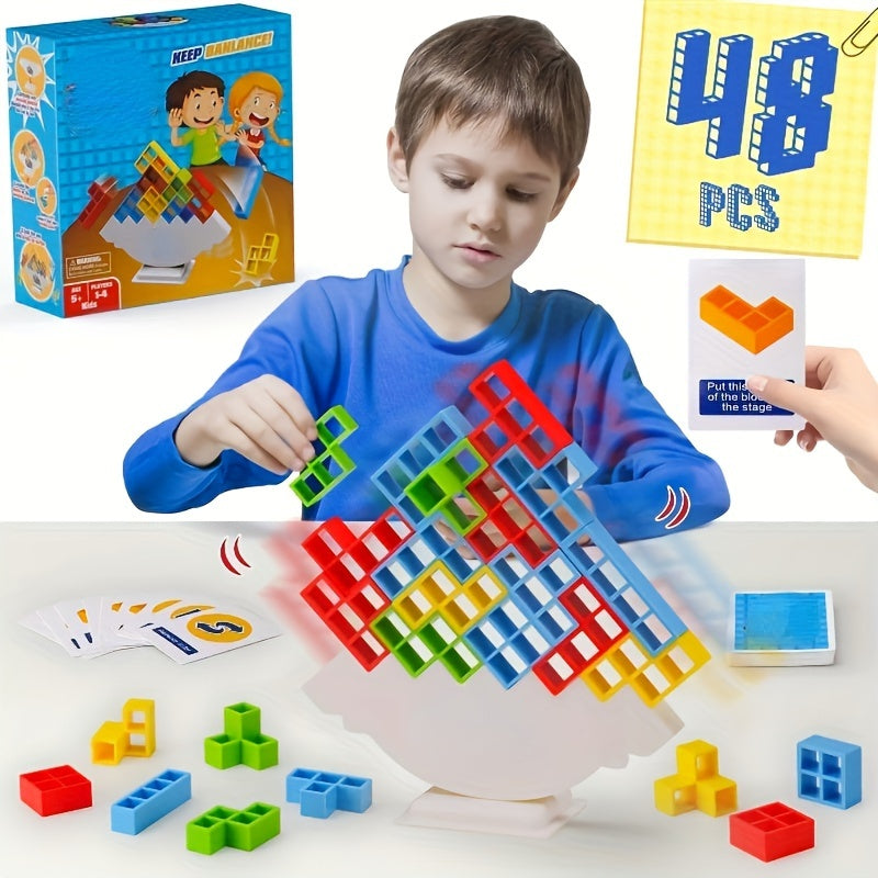 Fun Balance Stacking Building Blocks Game