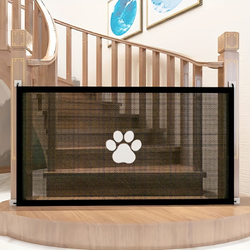 Portable Pet Safety Gate - Secure Mesh Fence