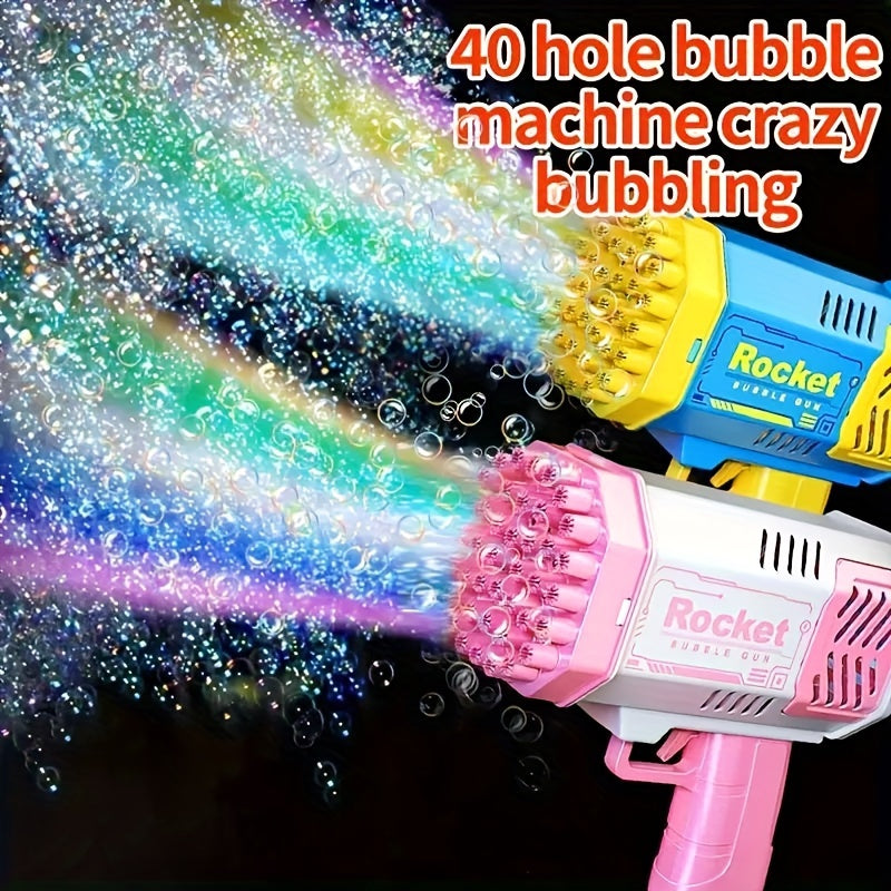 LED Bubble Gatling Gun - Outdoor Party Game