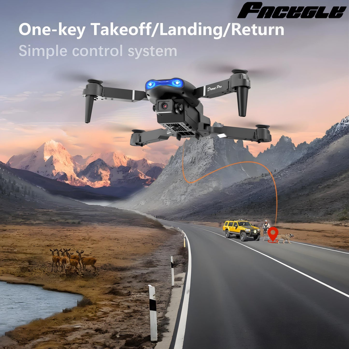 E99 Foldable Dual Camera Drone